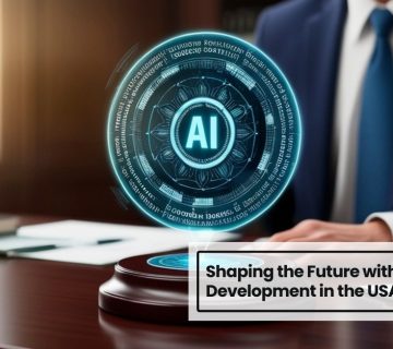 AI application development showcasing intelligent digital solutions and advanced AI technology