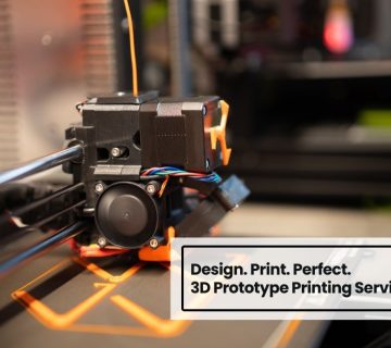 3D printer creating a product model demonstrating rapid prototyping in modern manufacturing