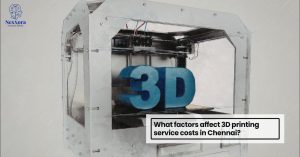 3D printer producing prototype model representing additive manufacturing pricing Chennai and 3D printing cost factors