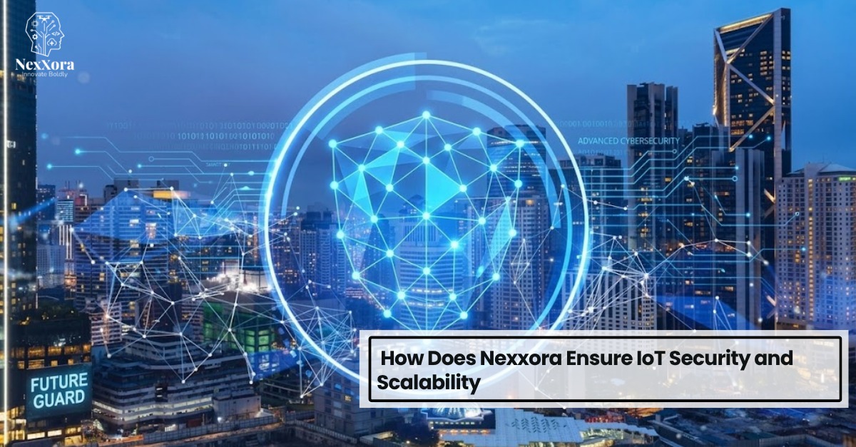 IoT security system protecting connected devices and smart city network with advanced cybersecurity technology