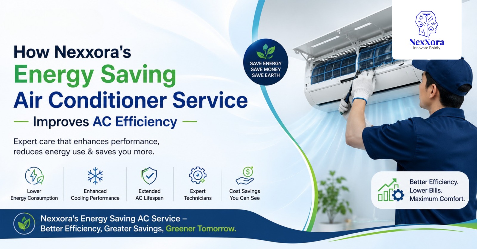 How Nexxora's Energy Saving Air Conditioner Service Improves AC Efficiency